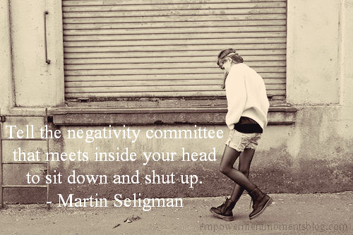 get rid of negativity