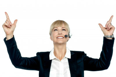 Jubilant business woman celebrating her career success (photo credit: freedigitalphotos.net)