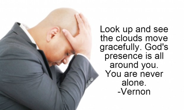 man living an illusion