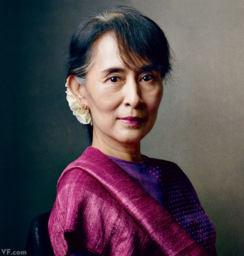 Suu Kyi (photo: Vanity Fair)