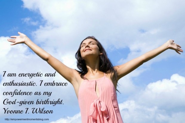 affirmation-woman having inner peace and tranquility