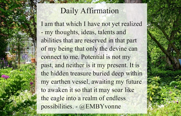 affirmation on potential