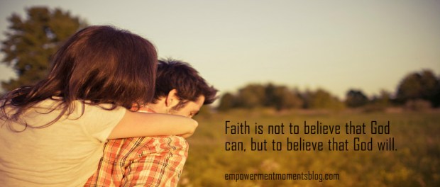 Do You Want To Live By Faith
