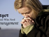 prayer for Encouragement